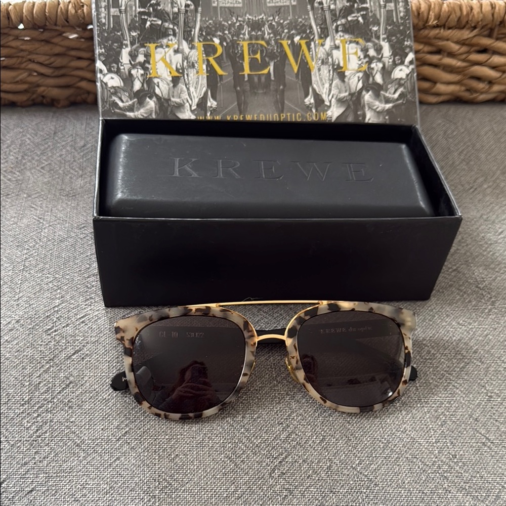 KREWE Tortoise Sunglasses